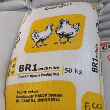 Br1 Pakan Ayam Pedaging Setara 511- 511B 50 Kg (Khusus Gojek/Grab)