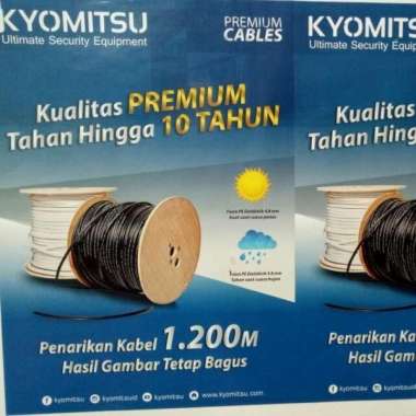 Kabel kyomitsu premium kusus cctv rg6 +power