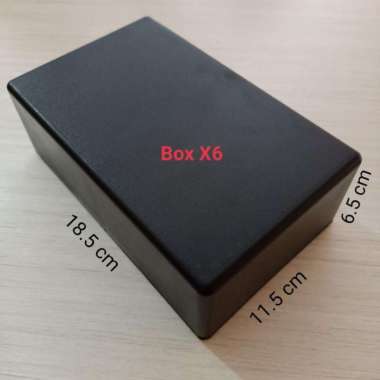 Box X6 Hitam Plastik
