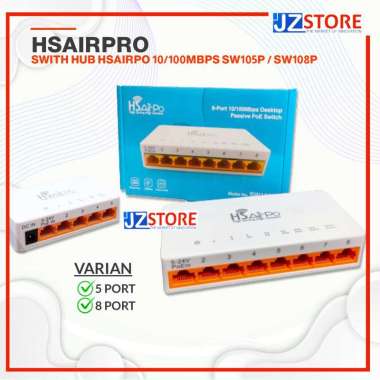 HSAirpo SW108P Switch Hub 8 Port 10/100 Mbps