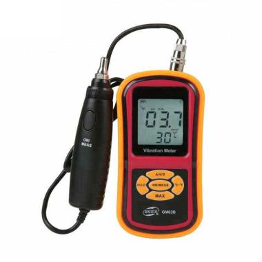 BENETECH GM63B Vibration Meter Tester Vibrometer Ukur Getaran - Yellow Hitam