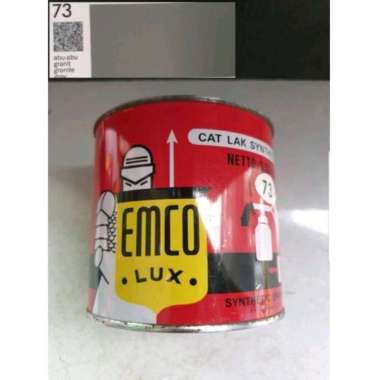 cat minyak kayu besi emco lux warna abu-abu granit 1/2 kg