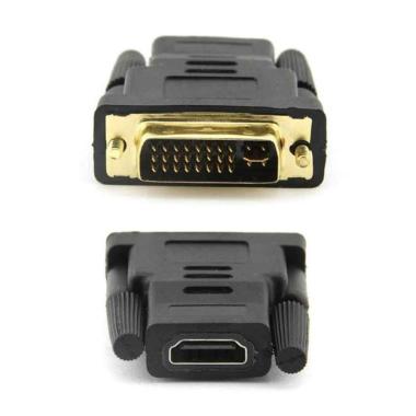 ECOMPUTEX Gender DVI to HDMI 24+5 Converter Adapter - Hitam hitam