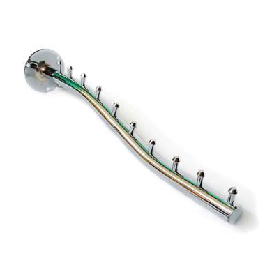 Nafisa Display Suling Hanger [10 Sekat] Chrome