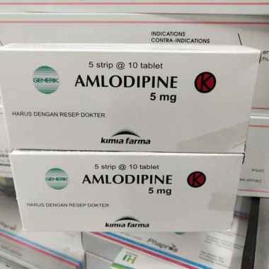 Jual Kimia Farma Amlodipine 5 Mg Obat 50 Tablet Kemasan Box Murah September 2020 Blibli Com
