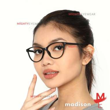 Kacamata Wanita Antiradiasi Photochromic Blueray Madison Minus Plus + PhotoChromic