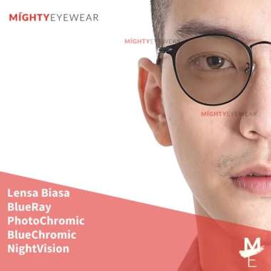 Lensa Photochromic / Bluechromic / Blueray Antiradiasi Minus Normal Lensa Biasa