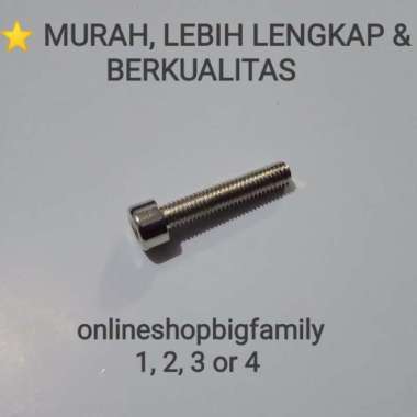 BAUT L M5X25 (DRAT 8, PANJANG 2,5 CM)