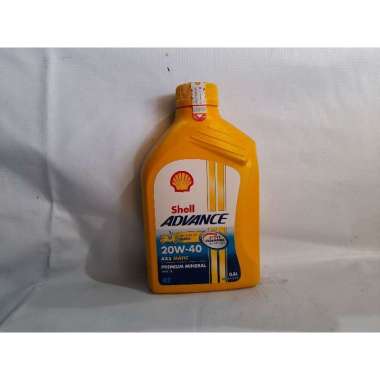 Oli Shell Advance AX5 Matic 20W-40 0.8L Asli Original Shell