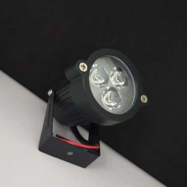 Lampu Sorot Taman LED 3 Watt Outdoor Kuning