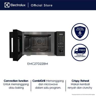 Microwave Oven ELECTROLUX 27 Liter EMC27D22BM / EMC 27D22 BM (MEDAN)