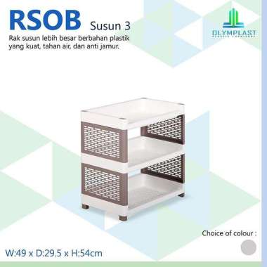 Rak jumbo susun 3 Olymplast RSOB 3 plus bubblewrap