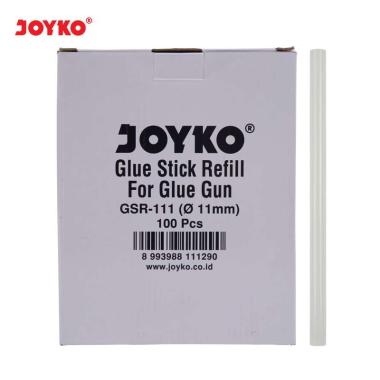 Joyko GSR-111 Glue Stick Refill Lem Bakar Isi Lem Tembak [1 Box/100 pcs] Neutral
