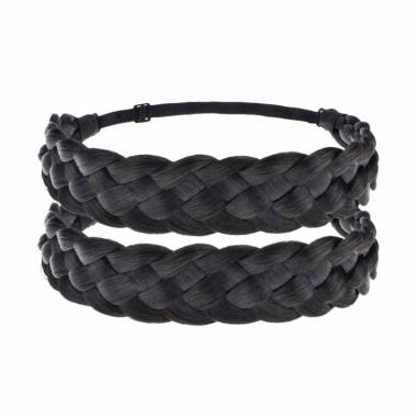 fashion deal fashion synthetic wig hair band elastic twist headband princess hair 2 pcs