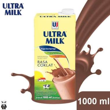 Promo Harga Ultra Milk Susu UHT Coklat 1000 ml - Blibli