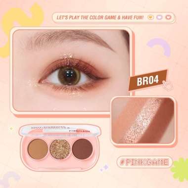 Pinkflash 3 Pan Eyeshadow Palette BR04