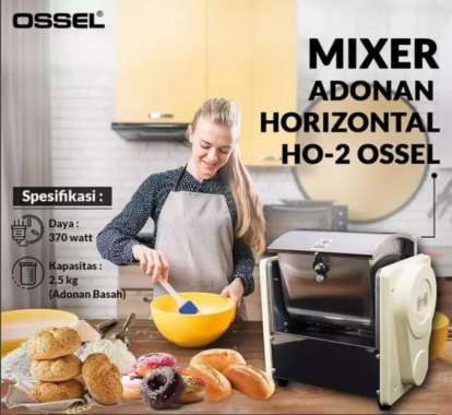 Mixer Adonan Horizontal Ossel Mixer Horizontal Mixer Roti Horizontal
