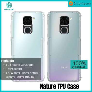 Nillkin Nature TPU Casing for Xiaomi Redmi Note 9 or Xiaomi Redmi 10X 4G - - White