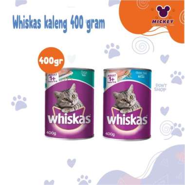 Whiskas kaleng 400 gram Adult Tuna