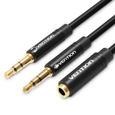 Jual Bluelans Aux Audio Mic Splitter Cable Earphone Headphone