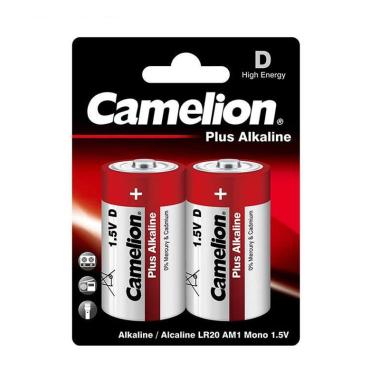 Camelion BP2 Alkaline D Baterai RED