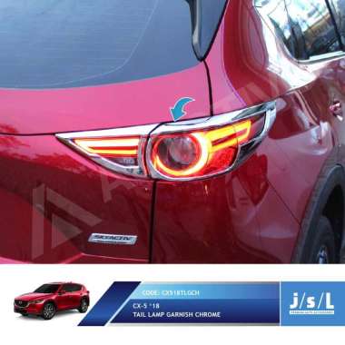 JSL Tail Lamp Garnish for CX5 2018 CHROME