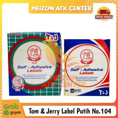 Jual Label Tom and Jerry No.103 Kertas Putih / Stiker Paper ...