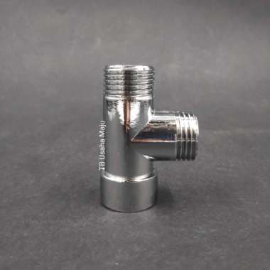 Tee Drat Shower Besi Krom 1/2"