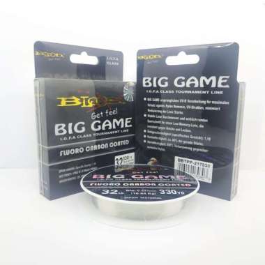 Senar Pancing Blood Big Game 32 Lb 0.33 mm Fluoro Carbon Coated clear