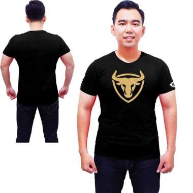 Kaos Fitness Gym Banteng Bull Gold Fitness Musclefit XXL
