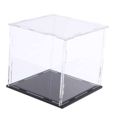 Transparent Acrylic Display Case Tray Dustproof Storage Show Box 36x16x16cm 