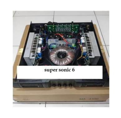 Power 4 Channel Megavox MA4100 ORIGINAL DESIGNED IN USA hitam