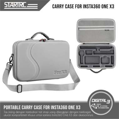 STARTRC Portable Carrying Case Insta360 One X3 Storage Bag Tas Sling