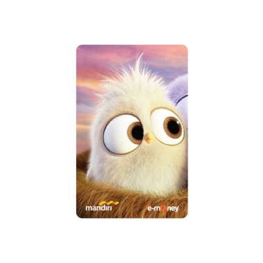 Kartu EMONEY MANDIRI Angry Birds Hatchlings 2 Kartun Anime Kartu Etoll e toll E Money E-money Winlyc