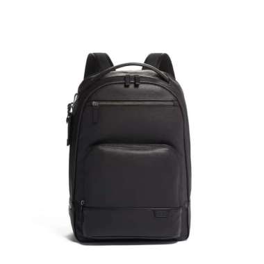 TUMI Harrison Warren Backpack Leather - Black Black