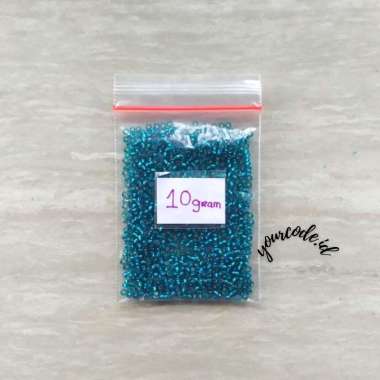 12/0 MOTE PASIR MANIK MANIK BAHAN DIY CRAFT STRAP MASK KALUNG GELANG CINCIN MONTE WARNA TOSCA 10 GRAM 10 gram Tosca