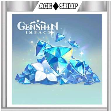Top Up Genesis Crystal/ Blessing Moon Genshin Impact 60 Crystal