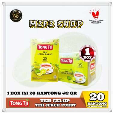 Promo Harga Tong Tji Teh Celup Jeruk Purut per 20 pcs 2 gr - Blibli