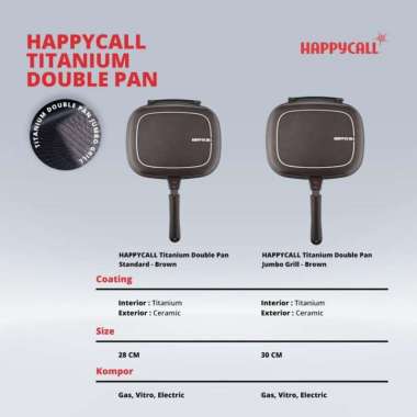 Happycall Titanium Double Pan Standard Original