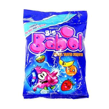 Big Babol Bubble Gum Tutty Fruty 120Gr