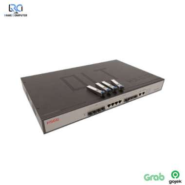 HSGQ E04R EPON OLT 4PON 1G FTTH EPON OLT 4 PON + 4 SFP PX20+++
