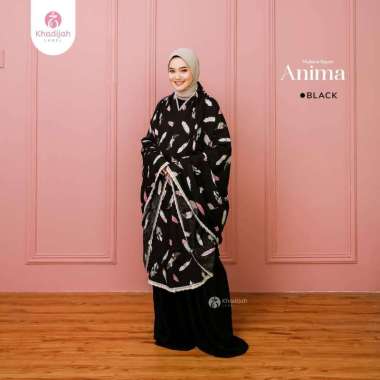 Khadijah Label Eve - Mukena Dewasa Anima Black