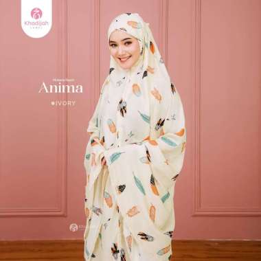 Khadijah Label Eve - Mukena Dewasa Anima Ivory