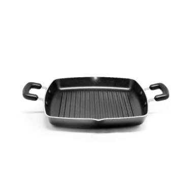 Maxim Grill Square Grill Pemanggang Teflon 28cm Hitam hitam