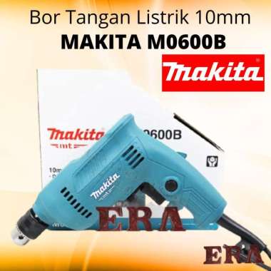 MAKITA - Bor Tangan Listrik M0600B 10MM Mesin Bor Kayu Besi Drill Professional Garansi Resmi