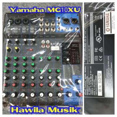 Mixer YAMAHA MG10XU MG 10XU MG-10XU MG 10 XU MG10 XU ORIGINAL Mixing Console SPX YAMAHA MG10XU ORIGINAL Garansi Resmi hitam