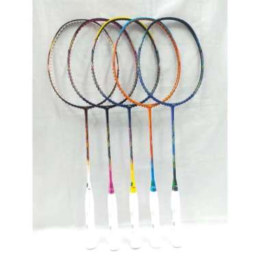 LINING SUPER SERIES 100 SUPERLIGHT / SS 100 RAKET BADMINTON ORIGINAL MARLOT WHITE