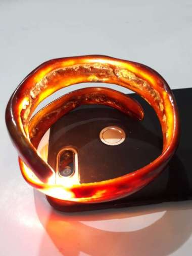 gelang AKAR BAHAR merah kristal hk 013 HITAM