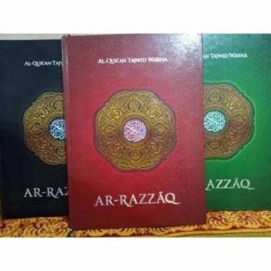 Al quran ar razzaq besar A3 jumbo mushaf alquran arrazzaq tajwid warna