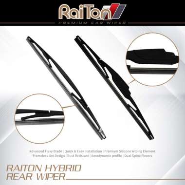 Raiton Wiper Kaca Belakang Toyota Avanza 2004-2012 Hitam